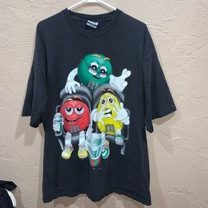 Vintage 90s M&M’s Bootleg Shirt Bape Bapesta